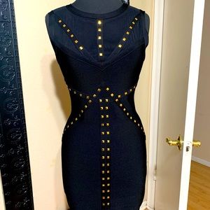 Bebe Dress Black Size M